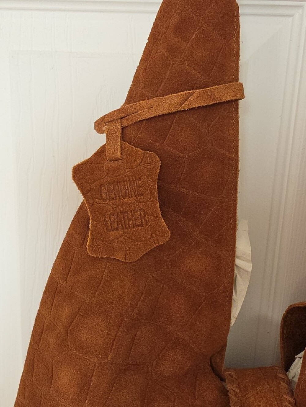Haute Hippie Cognac Suede Shoulder Hobo - Picture 3 of 8